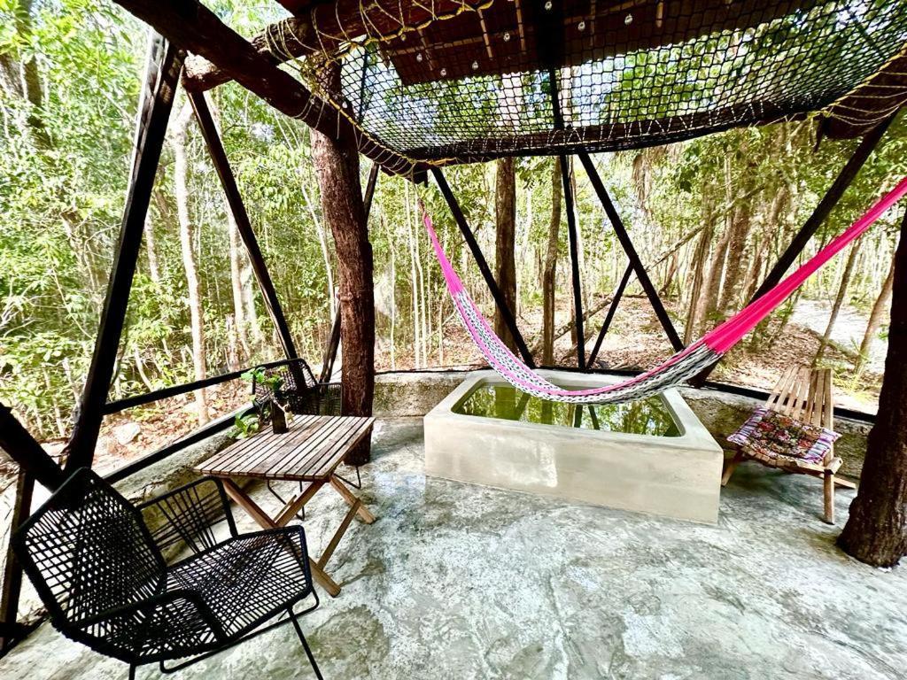 فندق Casa Costal - Glamping Experience بويرتو موريلوس المظهر الخارجي الصورة